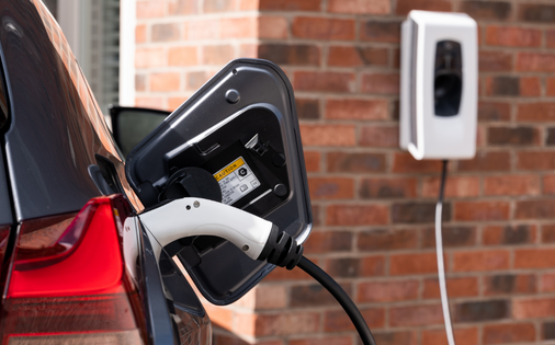Electric car charging at home